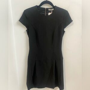 HUNKYDORY Stockholm Black Stretch neoprene Cap Sleeve Dress NWT Sz. S